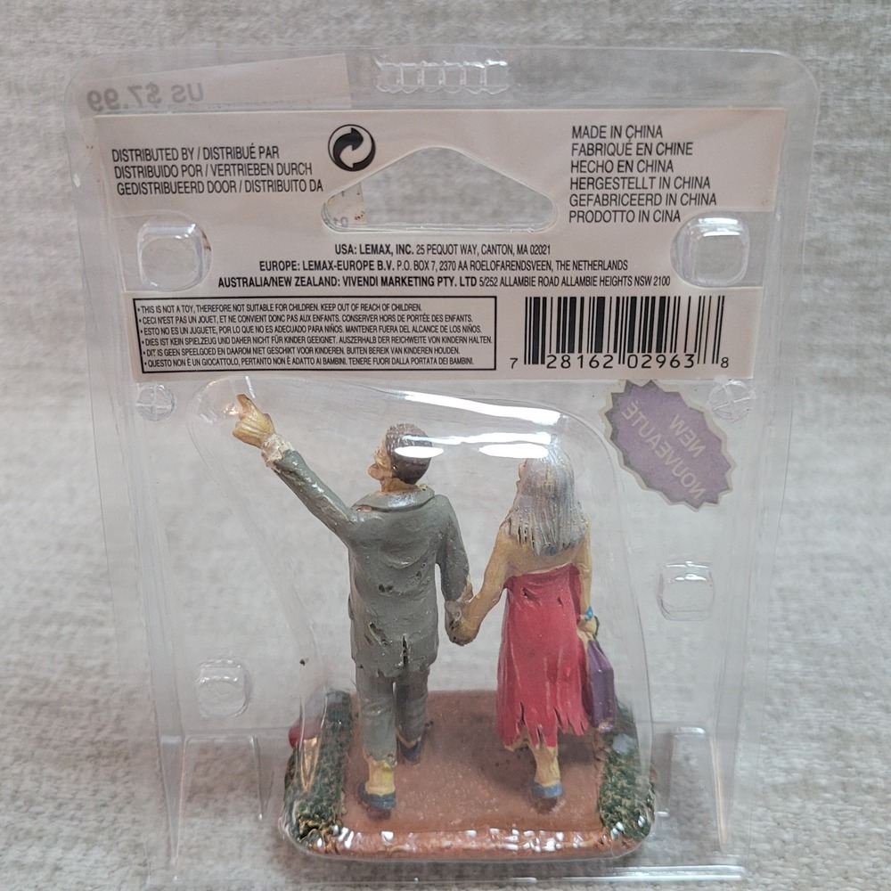 Lemax Spooky Town Graveyard Partygoers Zombie Figurine 02963 Halloween Village - Picture 4 of 5